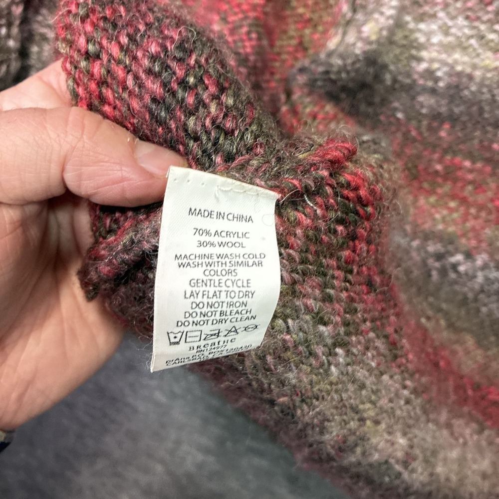 PrAna Amber Duster Snap Up Sweater Cardigan Sz M - Picture 5 of 10